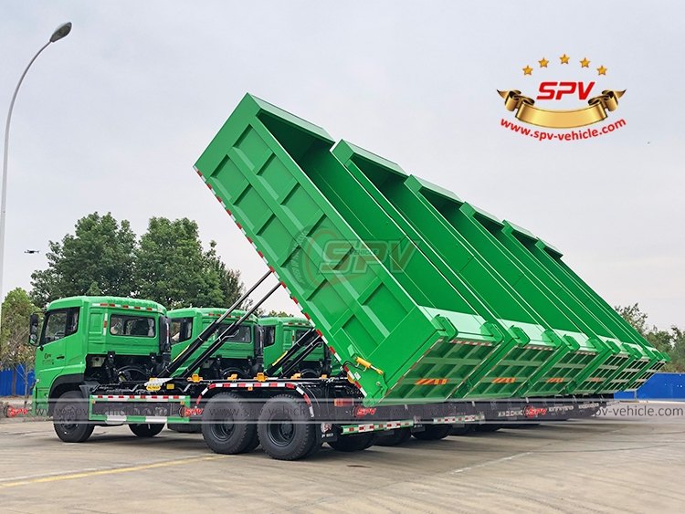 20 CBM Hook Loader Garbage Truck Dongfeng - Batch 2 - 6 untis to Africa - LB 20 CBM Hook Loader Garbage Truck Dongfeng - Batch 2 - 6 untis to Africa - LB